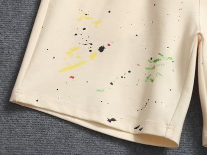 260616 High-quality new design, irregular hand-drawn shorts