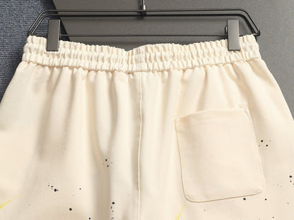 260616 High-quality new design, irregular hand-drawn shorts