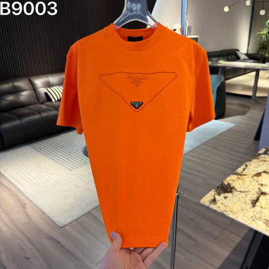 260616 High-quality new embroidery technique logo letter short-sleeved shirt