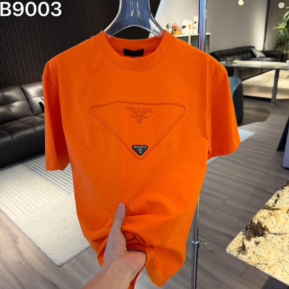 260616 High-quality new embroidery technique logo letter short-sleeved shirt