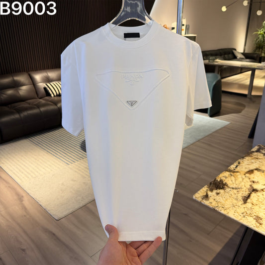 260616 High-quality new embroidery technique logo letter short-sleeved shirt