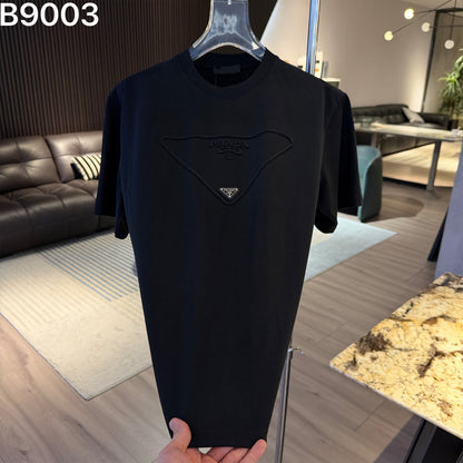 260616 High-quality new embroidery technique logo letter short-sleeved shirt