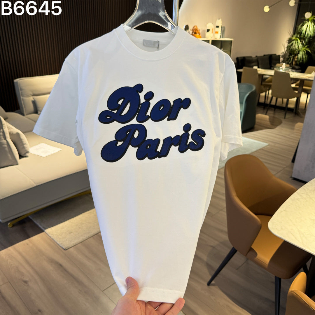 260616 High-quality new print technology logo letter short-sleeved shirt