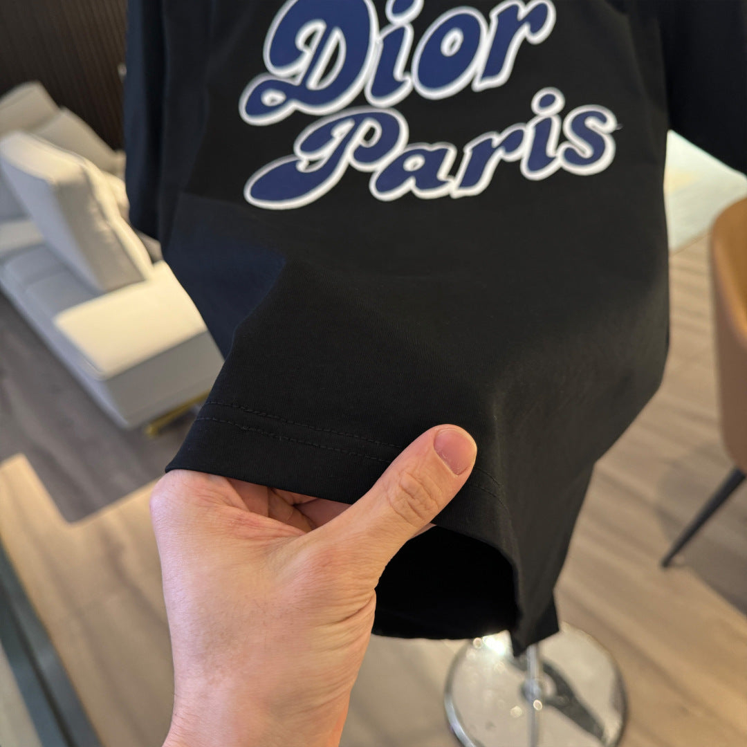260616 High-quality new print technology logo letter short-sleeved shirt