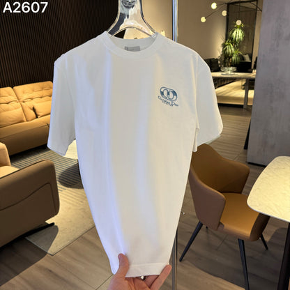 260616 High-quality new embroidery technique logo letter short-sleeved shirt