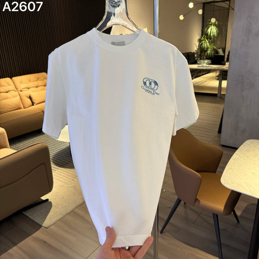 260616 High-quality new embroidery technique logo letter short-sleeved shirt