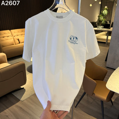 260616 High-quality new embroidery technique logo letter short-sleeved shirt