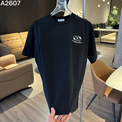 260616 High-quality new embroidery technique logo letter short-sleeved shirt