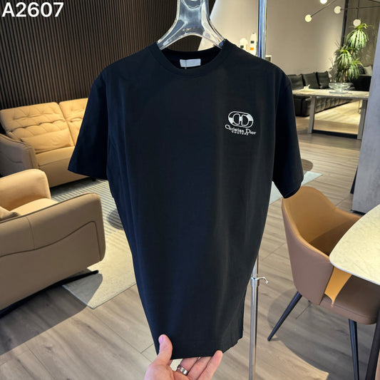 260616 High-quality new embroidery technique logo letter short-sleeved shirt