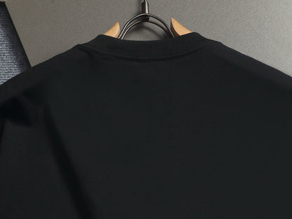 260624 High-quality new lettering raised-color hand-painted craft T-shirt