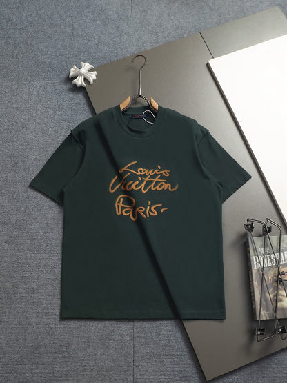 260624 High-quality new multi-needle embroidery technology LOGO T-shirt