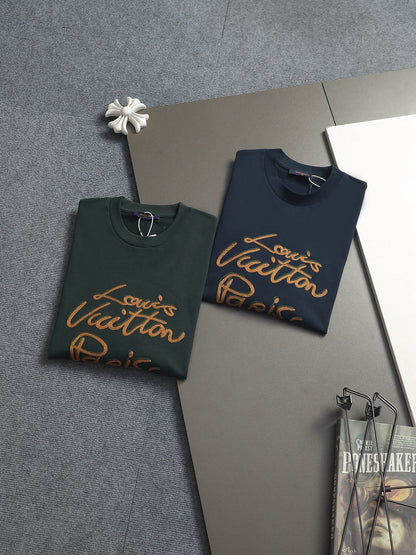 260624 High-quality new multi-needle embroidery technology LOGO T-shirt
