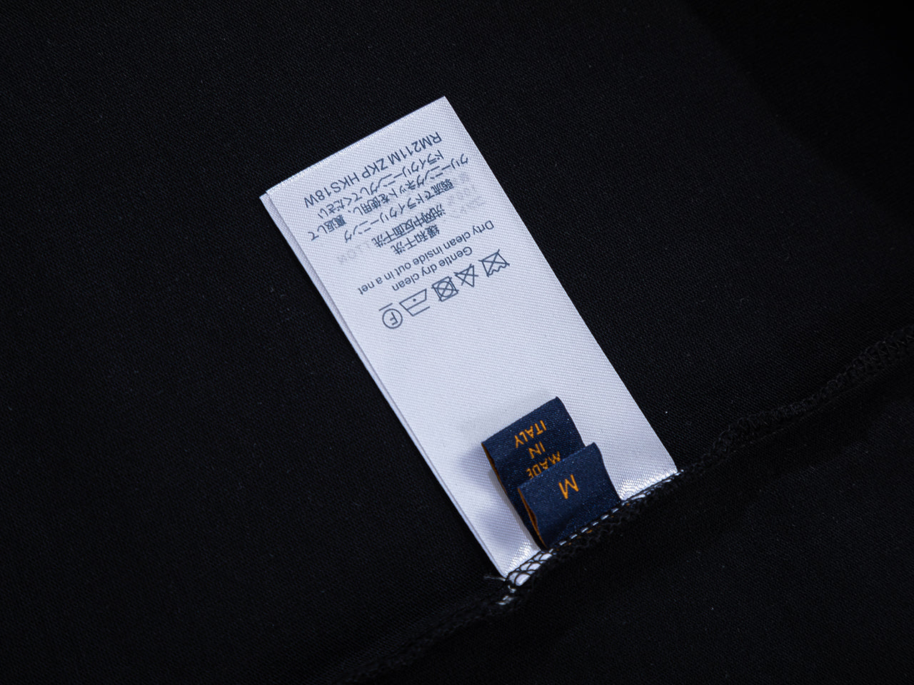 260624 High-quality new embroidered ink-blurry print logo T-shirt