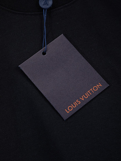260624 High-quality new front-back color-blocked yarn-knitted T-shirt