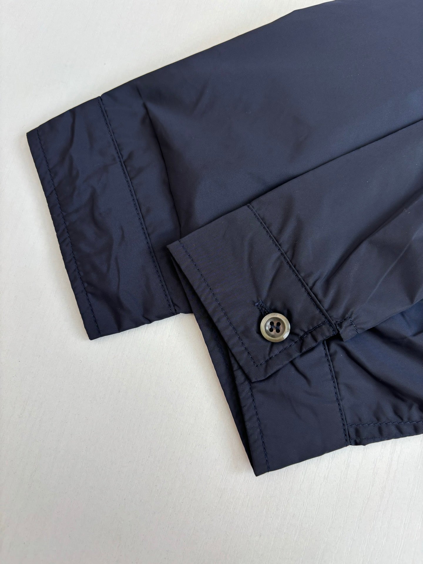 260624 High-quality new recycled nylon lapel zipper jacket coat