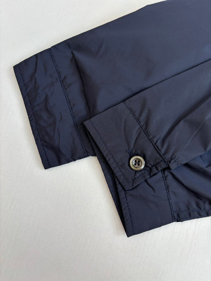260624 High-quality new recycled nylon lapel zipper jacket coat