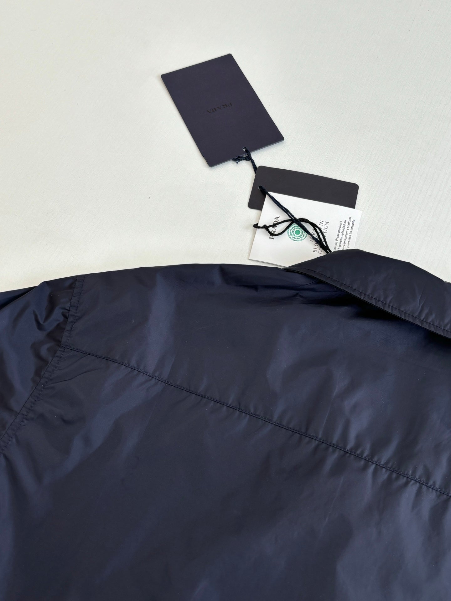 260624 High-quality new recycled nylon lapel zipper jacket coat