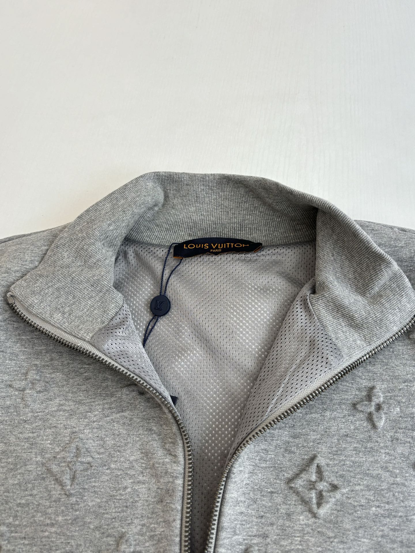 260624 High-quality new embroidered full-print button-down zipper coat with collar