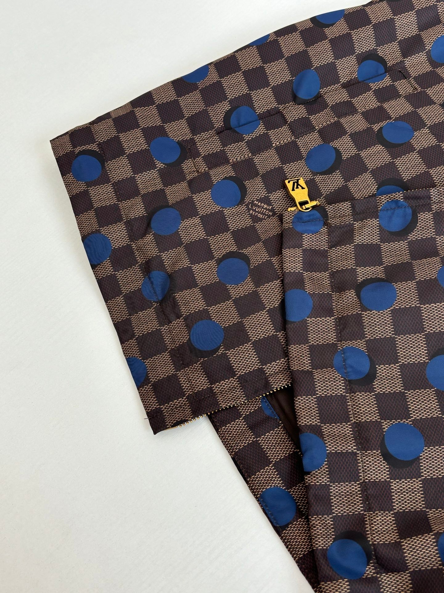 260624 High-quality new checkered polka dot hooded coat