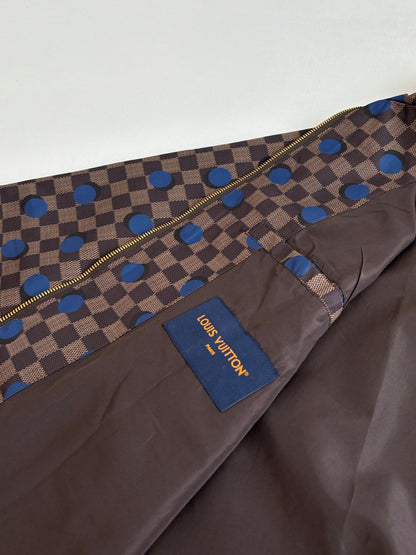 260624 High-quality new checkered polka dot hooded coat