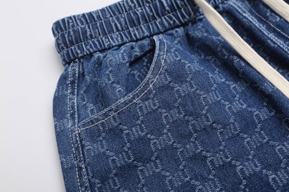 260624 High-quality new custom-made fabric denim shorts