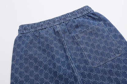 260624 High-quality new custom-made fabric denim shorts