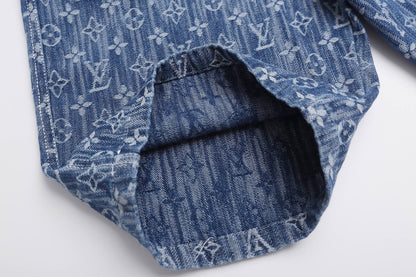 260624 High-quality new custom-made fabric denim shorts