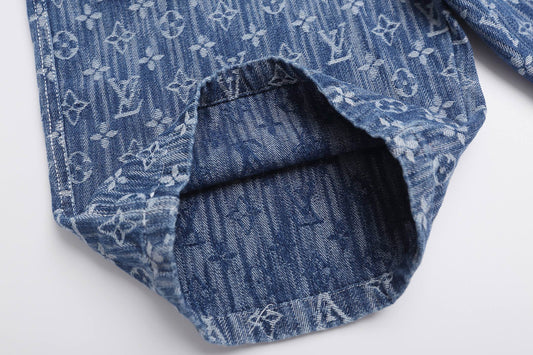 260624 High-quality new custom-made fabric denim shorts
