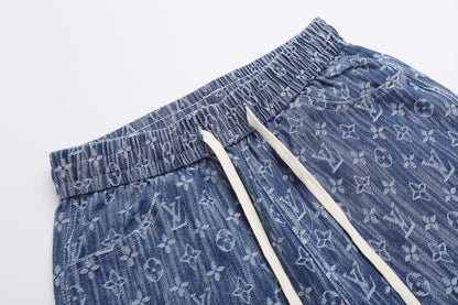 260624 High-quality new custom-made fabric denim shorts