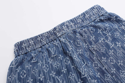 260624 High-quality new custom-made fabric denim shorts