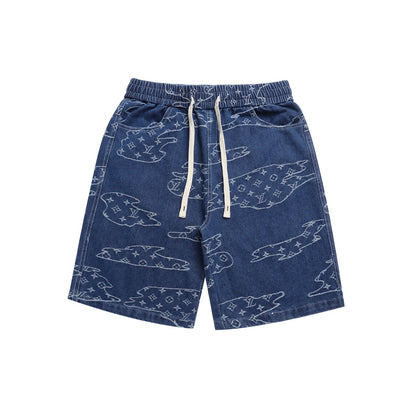 260624 High-quality new custom-made fabric denim shorts