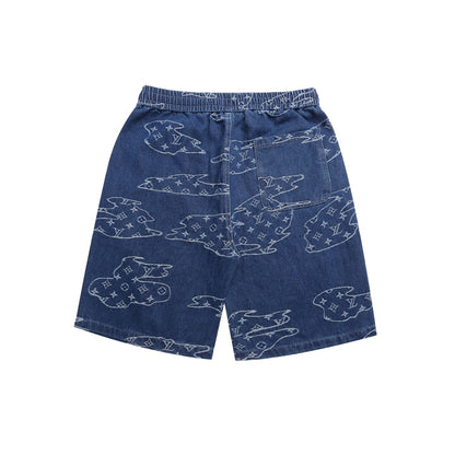 260624 High-quality new custom-made fabric denim shorts