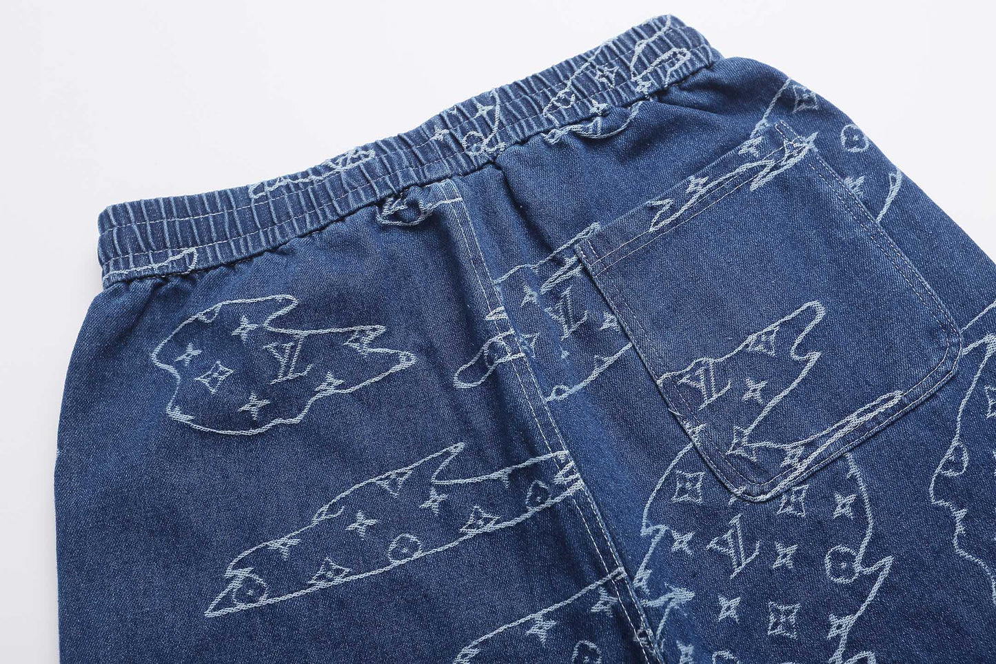 260624 High-quality new custom-made fabric denim shorts