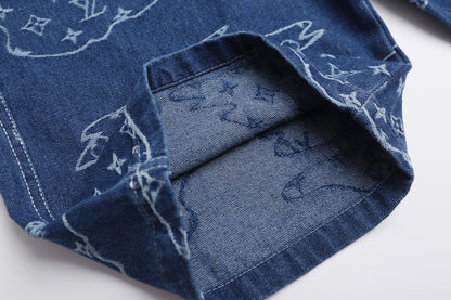 260624 High-quality new custom-made fabric denim shorts