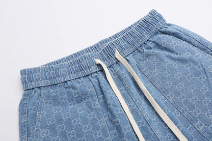 260624 High-quality new custom-made fabric denim shorts