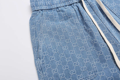 260624 High-quality new custom-made fabric denim shorts