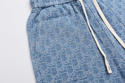 260624 High-quality new custom-made fabric denim shorts