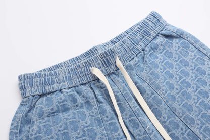 260624 High-quality new custom-made fabric denim shorts