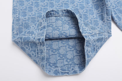 260624 High-quality new custom-made fabric denim shorts