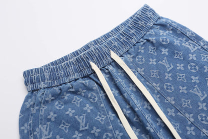 260624 High-quality new custom-made fabric denim shorts