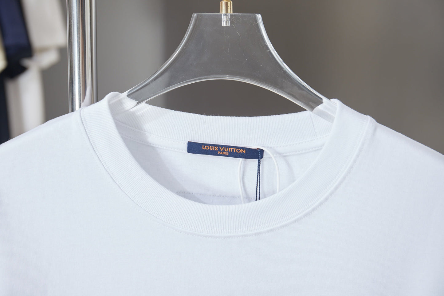 260624 High-quality new embroidered patchwork denim T-shirt