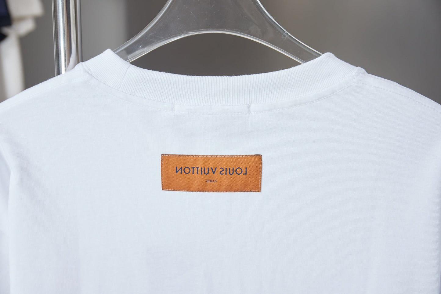 260624 High-quality new embroidered patchwork denim T-shirt