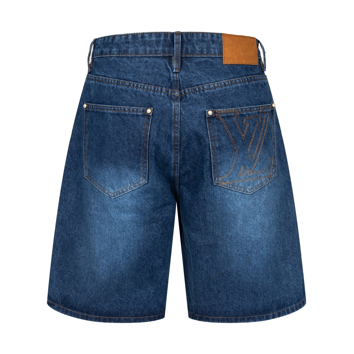 260624 High-quality new embroidered denim short set
