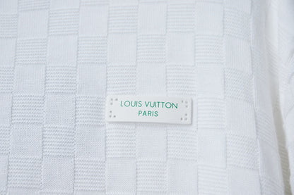 260701 High-quality new embroidered logo striped short-sleeved woolen T-shirt