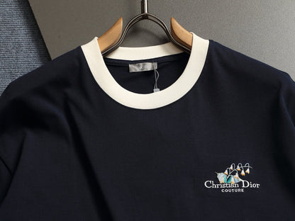 260701 High-quality new style classic letter embroidery T-shirt