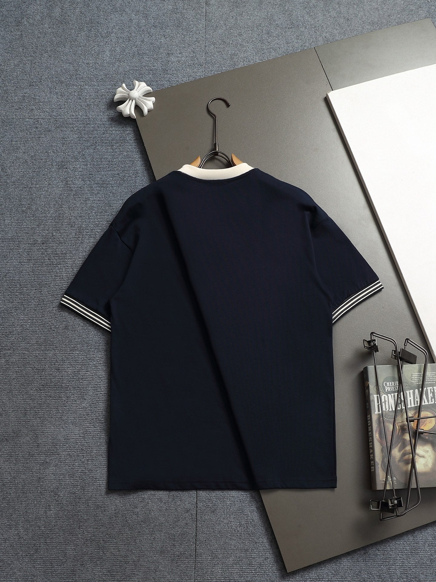 260701 High-quality new style classic letter embroidery T-shirt