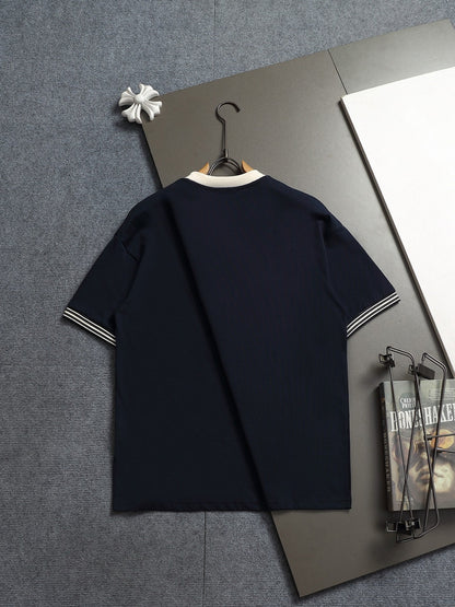 260701 High-quality new style classic letter embroidery T-shirt