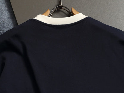 260701 High-quality new style classic letter embroidery T-shirt