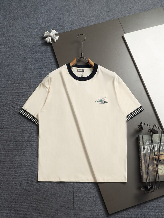 260701 High-quality new style classic letter embroidery T-shirt