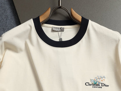260701 High-quality new style classic letter embroidery T-shirt